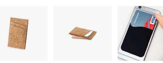 Porta Cartão de Crédito em Cortiça Personalizado