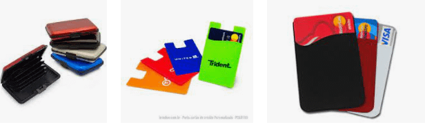 Porta Cartão de Crédito para Brindes