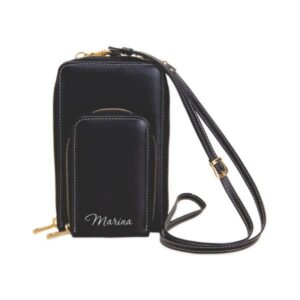 Porta Celular de Couro Rústico Personalizado