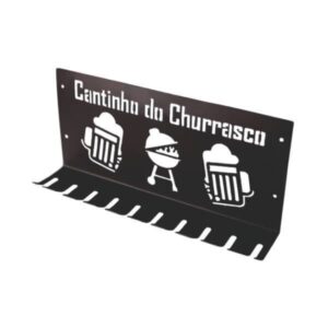 Porta Churrasco de Grade Personalizado