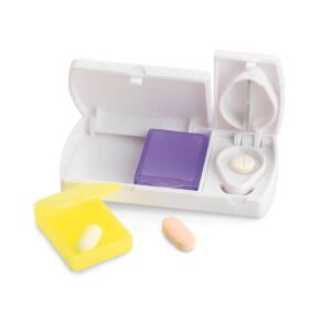 Porta Comprimidos com Interiores Extraíveis