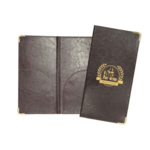 Porta Conta Restaurante em Couro Personalizado