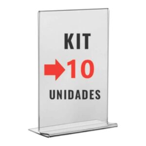 Porta Folheto de Mesa Simples Personalizado