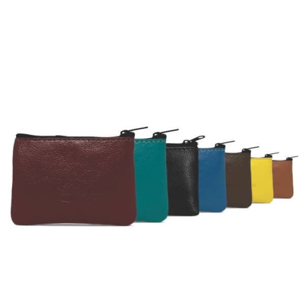 Porta Níquel Couro em Cores Personalizado