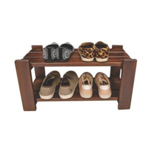 Porta Sandália de Madeira Personalizado