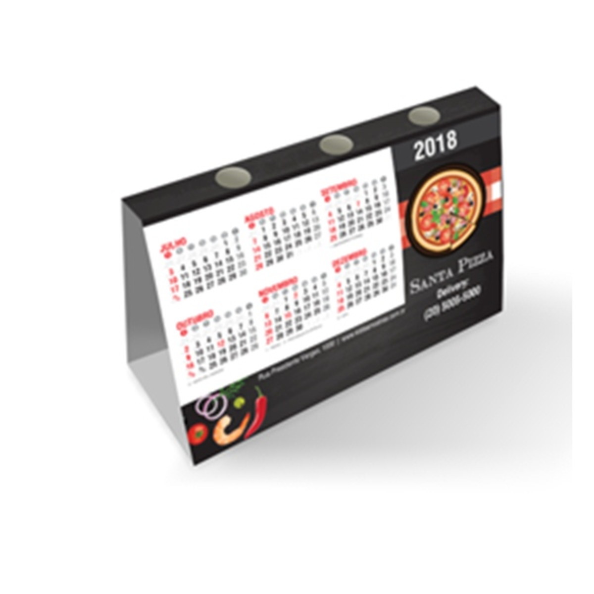 Porta calendário personalizado