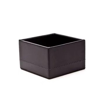 Porta-clips de couro