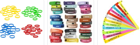 Pulseira de borracha personalizada Multicolor