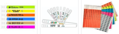 Pulseira de festa personalizada