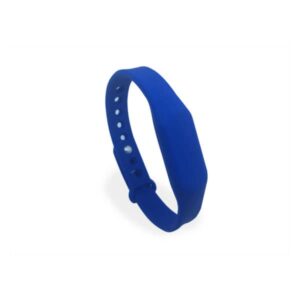 Pulseira de silicone ajustável com chip RFID NFC
