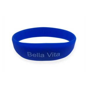 Pulseira de silicone com chip RFID NFC Personalizada