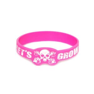 Pulseira de silicone com gravação em formatos personalizados