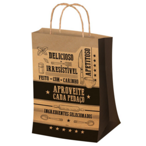 Sacola de papel kraft