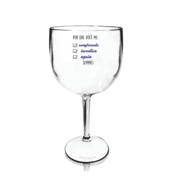 Taça Gin Personalizada – Você me Completa