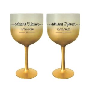 Taça de Gin Personalizada com Vinil Personalizada