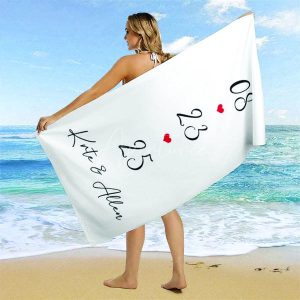 Toalha de Banho Casal Personalizada