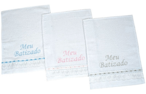 Toalha de batizado personalizada