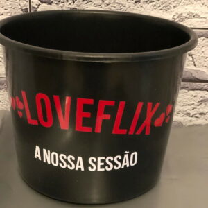 Balde de pipoca dia dos namorados