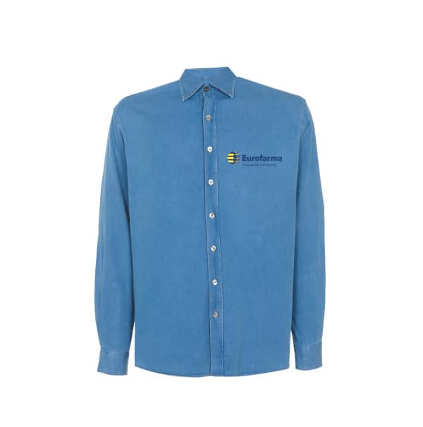 Camisa Cor Jeans Personalizada