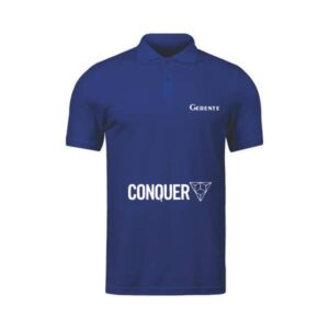 Camisa Polo em Piquet com Impressão em Silk