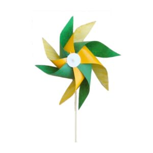 Cataventos de Papel Decorativos 8 Pontas