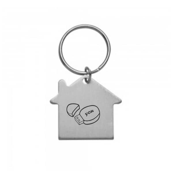 Chaveiro Casa de Metal