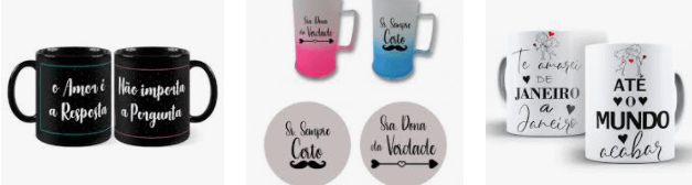 kit caneca dia dos namorados