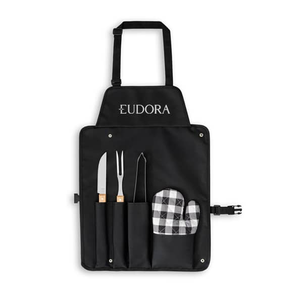 Kit Churrasco Com Avental Personalizado