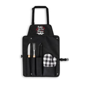 Kit Churrasco Com Avental Personalizado