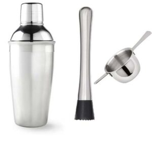 kit coqueteleira inox