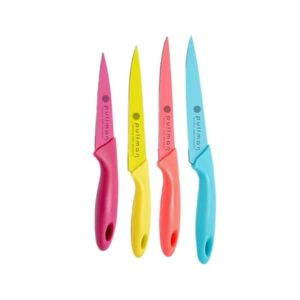 Kit de Facas Coloridas Personalizadas Aço Inox