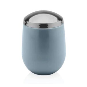 Porta Algodão Cotonete New Belly Cromo - Azul Glacial