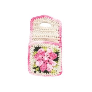 Porta Carregador de Celular Crochê Personalizado