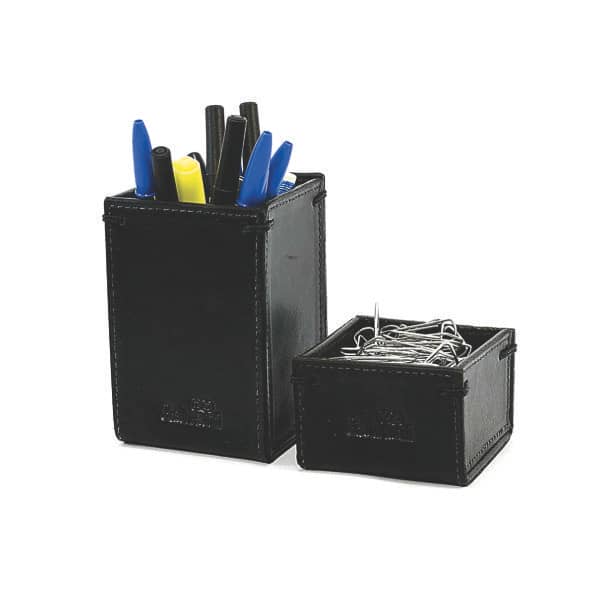Porta Clips e Canetas em Couro Legítimo
