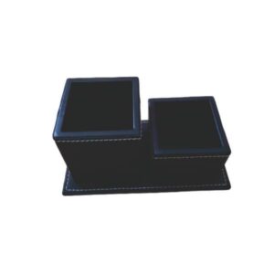 Porta Lápis e Caneta MDF Revestido em Couro