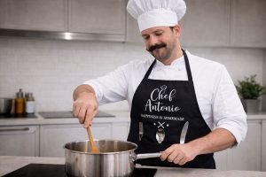 Avental de cozinheiro personalizado