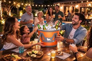 Balde Dobrável Personalizado