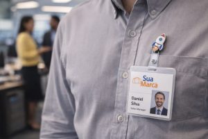 Etiqueta de identificação + Pin